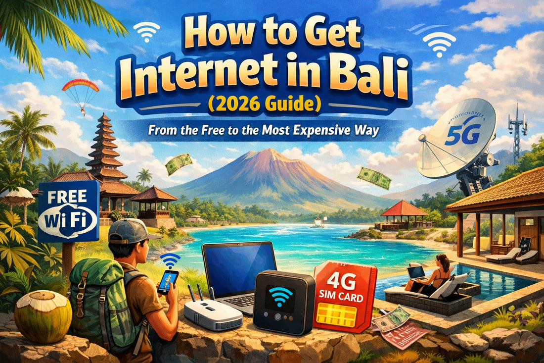 How to Get Internet in Bali from the free to the most expensive way