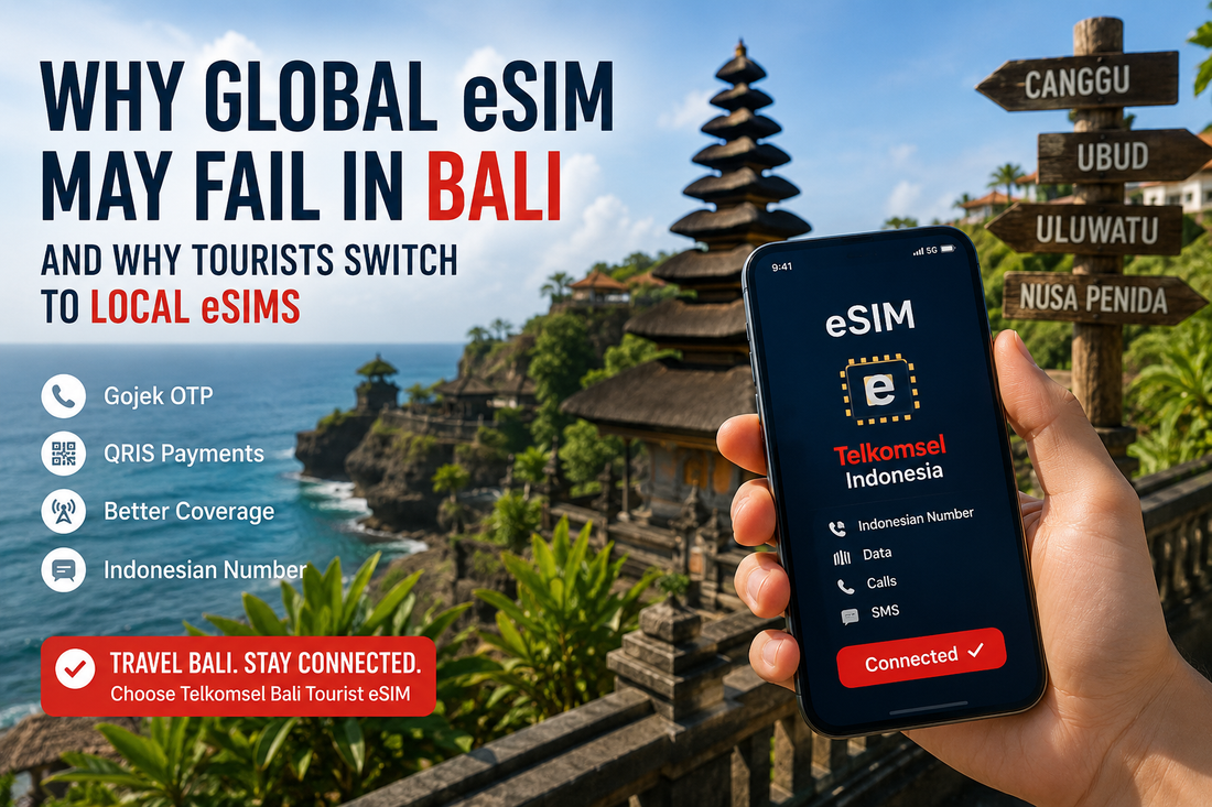 Why Global Travel eSIM Fails in Bali (2026)