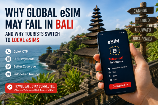 Why Global Travel eSIM Fails in Bali (2026)