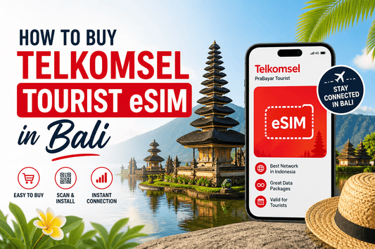 How to Buy Telkomsel Tourist eSIM in Bali - Balitel
