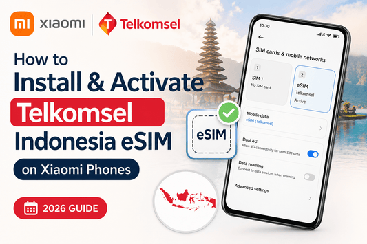 How to Install & Activate Telkomsel Indonesia eSIM on Xiaomi Phones | 2026 Guide by Balitel - Balitel