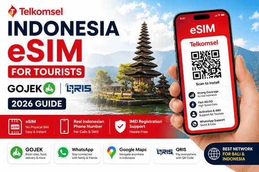 Telkomsel Indonesia eSIM for Tourists, GOJEK, QRIS (2026 Guide) - Balitel