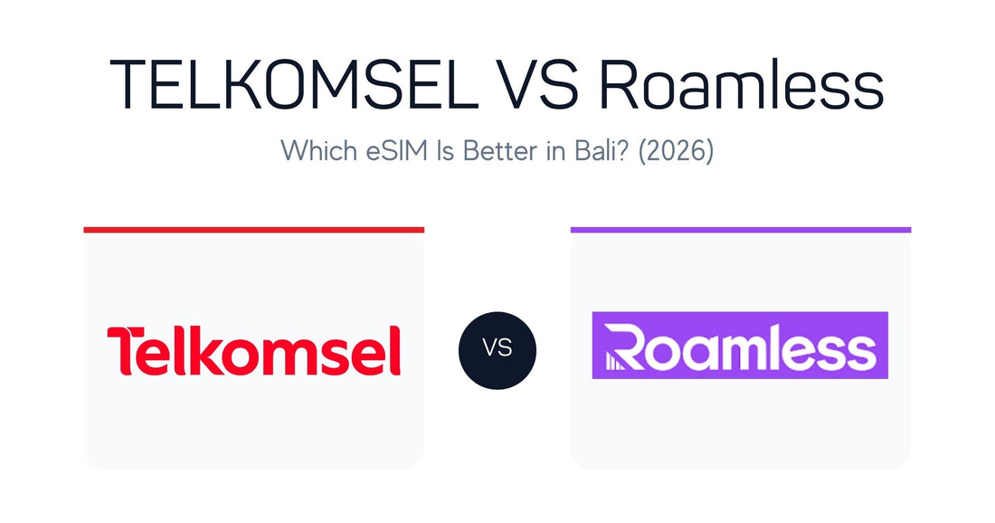 Telkomsel vs Roamless in Bali: Which eSIM Is Better in 2026? - Balitel