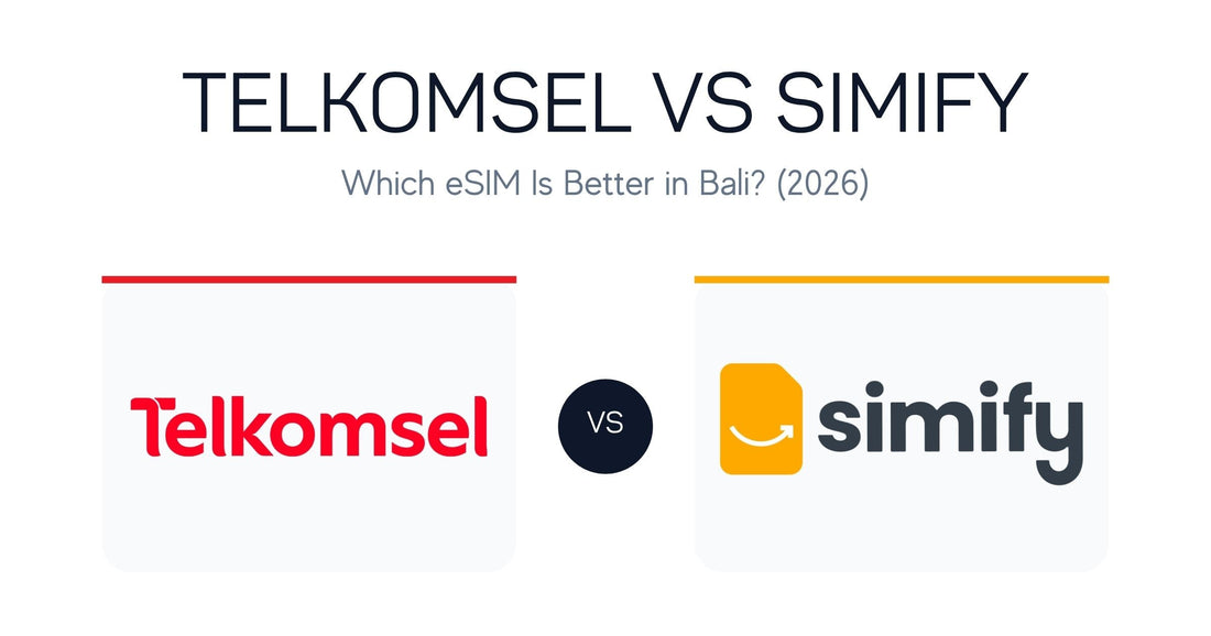 Telkomsel vs Simify in Bali: Which eSIM Is Better in 2026? - Balitel