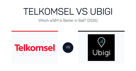 Telkomsel vs Ubigi in Bali: Which eSIM Is Better in 2026? - Balitel