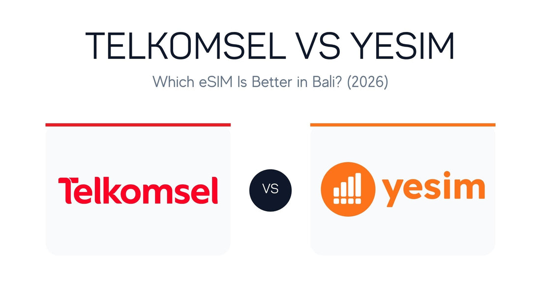 Telkomsel vs Yesim in Bali: Which eSIM Is Better in 2026? - Balitel