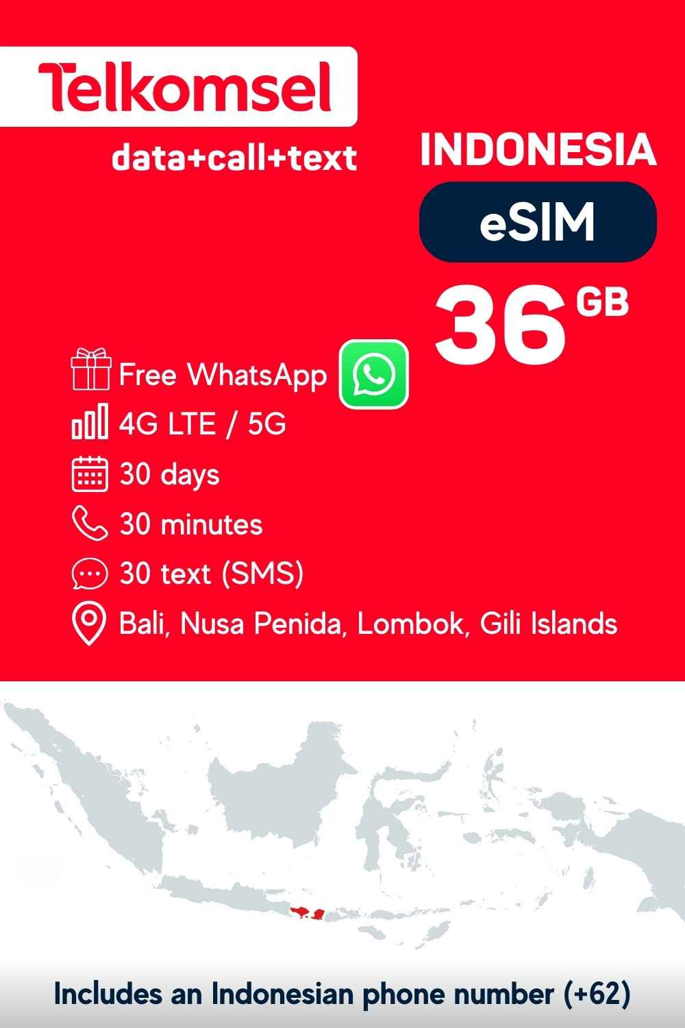 Bali eSIM by Telkomsel